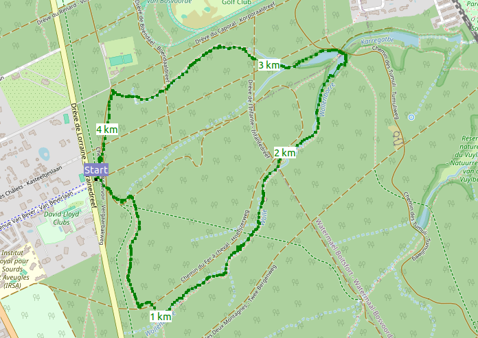 Sentier de la Source Laineuse - Forêt de Soignes